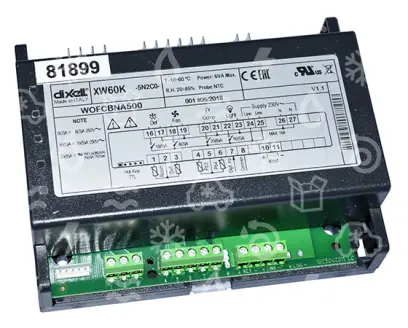 regulátor elektronický Dixell XW 60 K - 5N2C0 - na DIN lištu